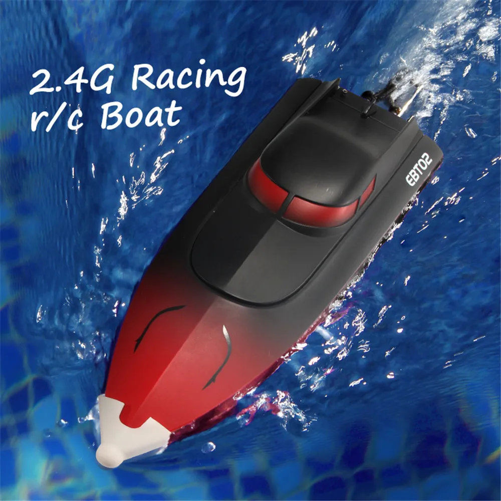 EBT02 2.4G RC Boat Electric Remote Control RC Speed Boat Ship Motor Model Speedboat