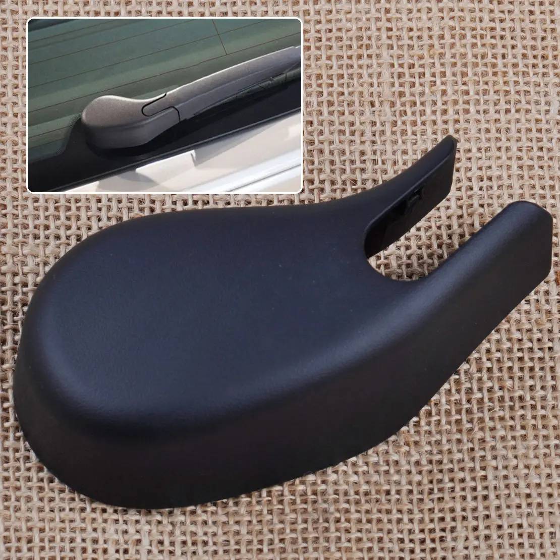 1x High Quality Car Accessories Black Rear Windshield Windscreen Wiper Arm Cover Cap Washer Nut Fit For Ford Focus 12-16 | Автомобили и