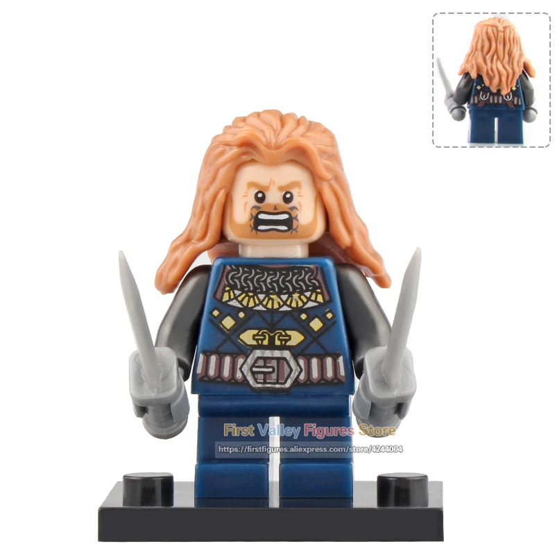 80 шт./лот Властелин колец строительные блоки Fili Ironfoot Dain Goblin Uruk-hai Orcs Фигурки игрушки для детей PG8183