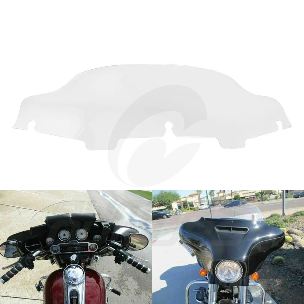 OUMURS лобовое стекло мотоцикла обтекатель ветрового стекла " 8" волна для Harley Touring Electra Street Glide CVO FLHX EFI FLHTPI 1996-2013