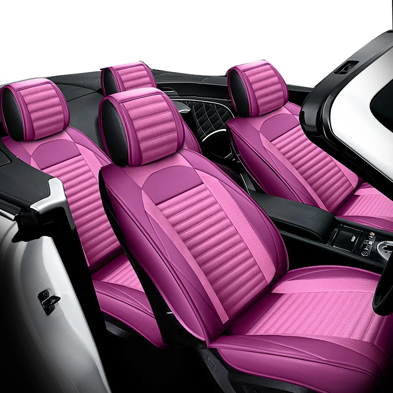 Кожаный чехол с льняным покрытием для seat LEON Ibiza Cordoba Toledo Bella Terra RONDA автомобильные
