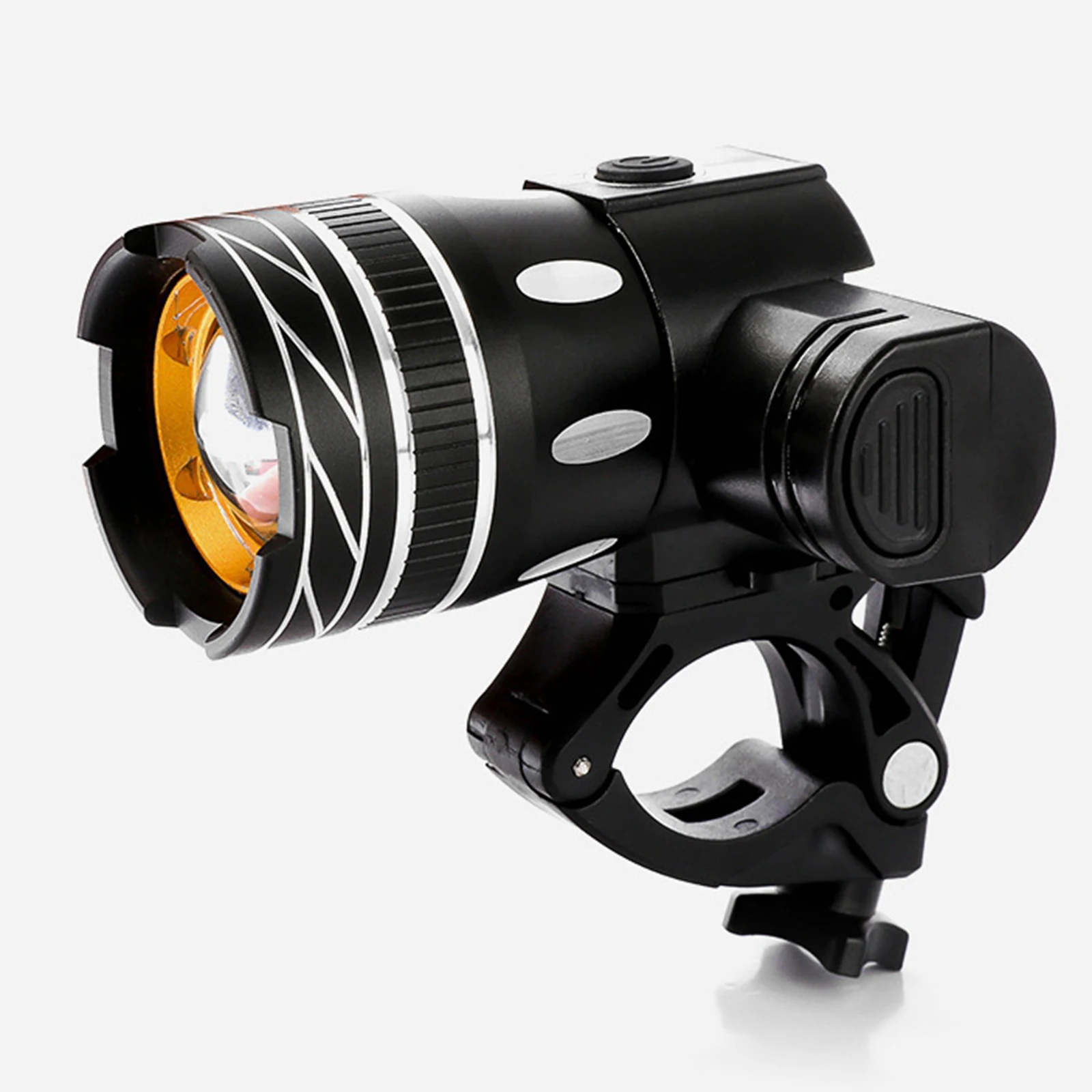 USB Charging Cycling Mountain Bike Headlight Bike Front Light Torch Flashlight