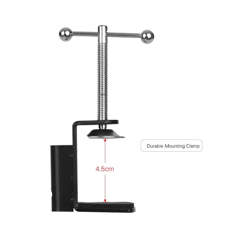 Adjustable Microphone Stand Suspension Boom Scissor Arm Mic Bracket Metal Material with Microphone Holder for Studio Streaming