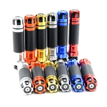 1 пара, Универсальный руль для гоночного мотоцикла, ручки, Гладкий мягкий резиновый руль