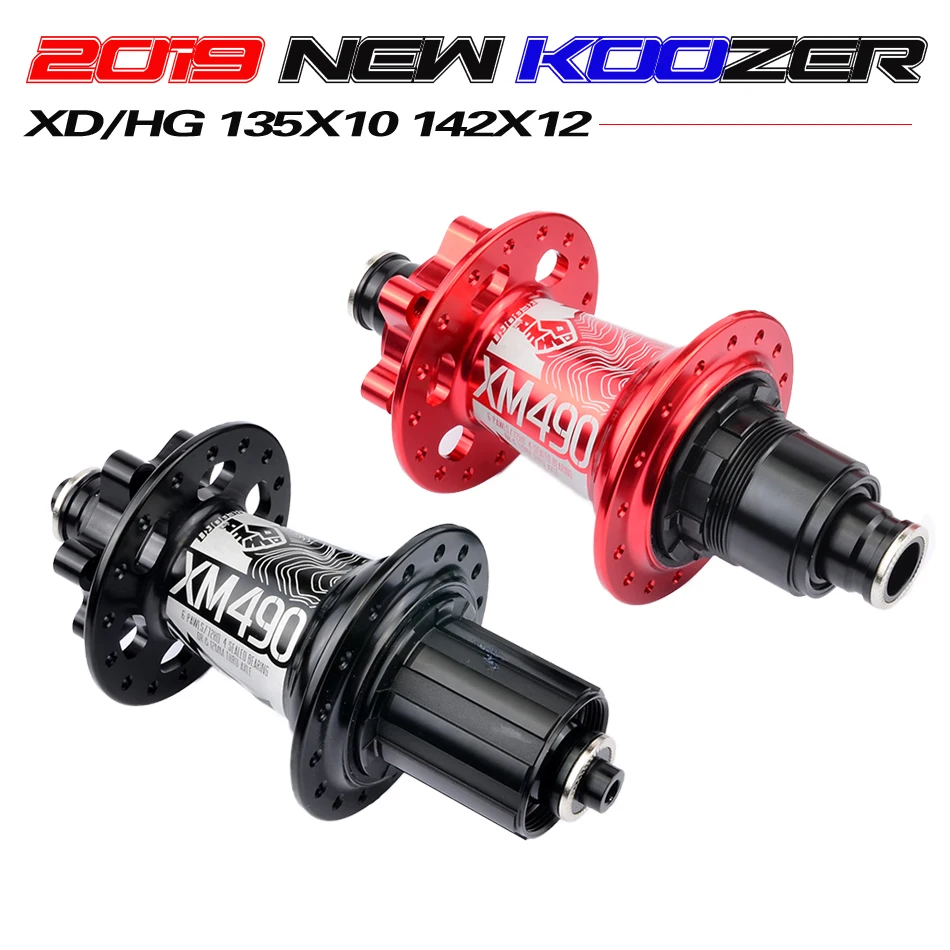 Ступица Koozer XM490 с 4 подшипниками 100*15 12*142 мм 32 отверстия|Велосипедные втулки| |