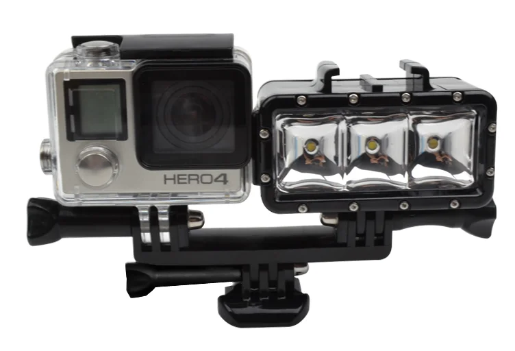 Двойной Кронштейн мост соединитель Винт для Gopro hero 8 7 6 5 4 3+ XiaoMi Yi SJ4000 SJ5000 SJ6000 селфи держатель вспышка крепление