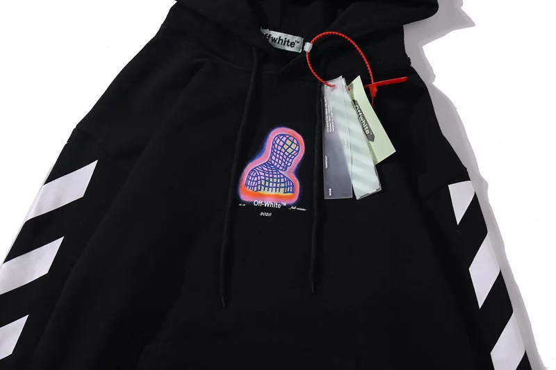 Off-White 4D портрет температуры зондирования Толстовка
