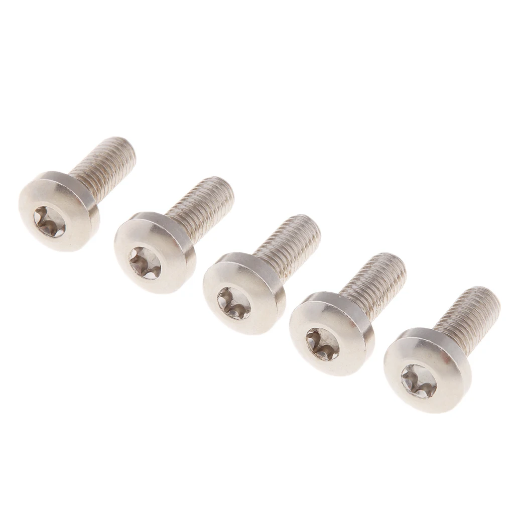 5 Pieces Motorcycle Rear Brake Disc Rotor Screws Bolts Kit For Harley 20mm