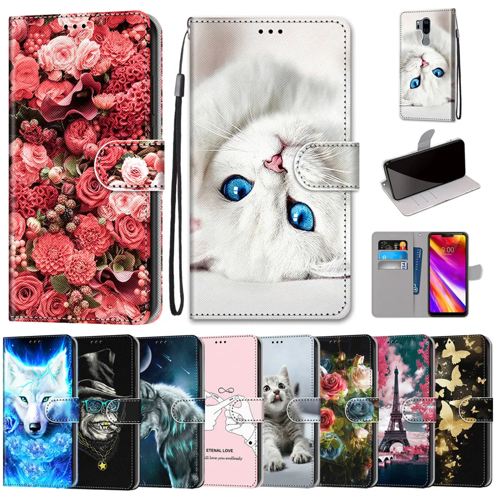 Кожаный чехол для LG Q6 / + Q60 K50 K12 Prime сумка Stylo 4 5 /Q 4/Q Stylus +/Q Stylus/Stylo Plus|Чехлы-портмоне| |