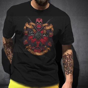 

Punk hip hop men's T-shirt Korean style graphic art shirt summer T-shirt unisex short sleeve#1071