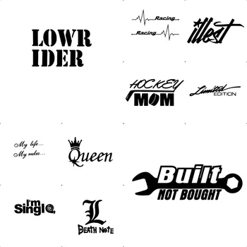 

Car Body Lowrider Stickers For Cars Vinyl Cars Decal Custom Window Door Wall Sticker