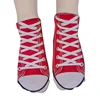 3D verano impreso calcetines de las mujeres lienzo de calaveras zapatos de Flip Flops divertido calcetines de tobillo Casual lindo feliz puro calcetines de algodón para los hombres ► Foto 2/6