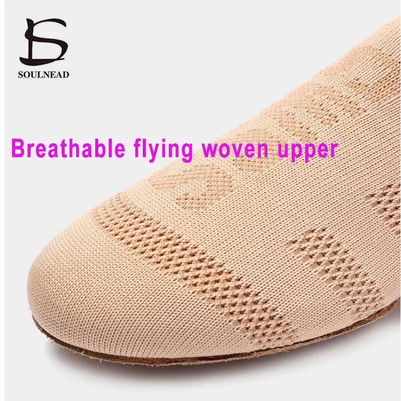 Women Dance Shoes Adult Kids Ballet Dancing Shoe Soft Sole Breathable Ballroom Jazz Dance Sneakers Female Yoga Shoes Size 28-42 4