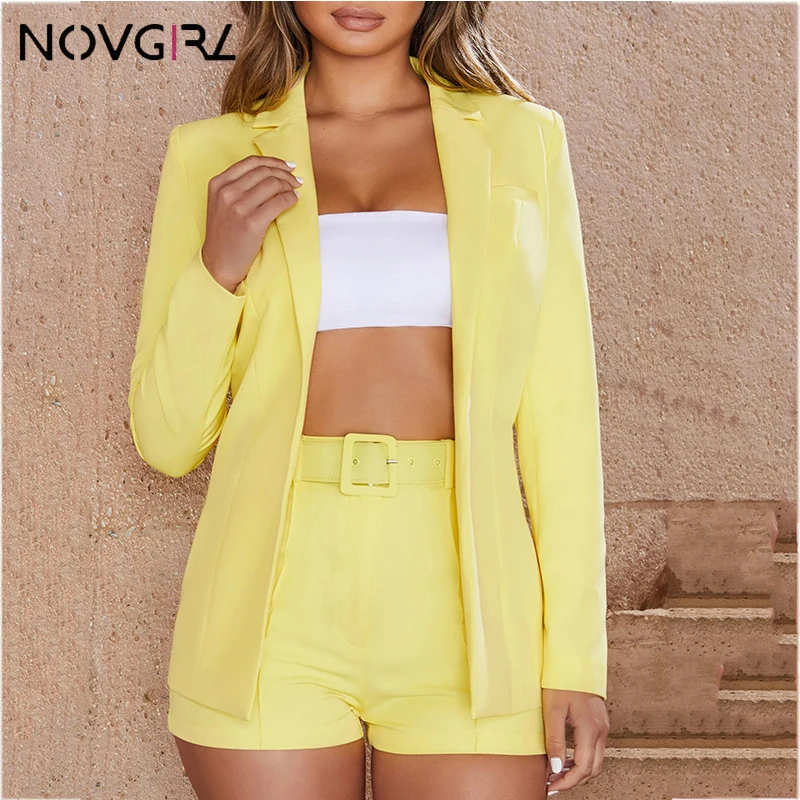 Novgirl/комплект из двух предметов спортивный костюм для деловой женщины комплект