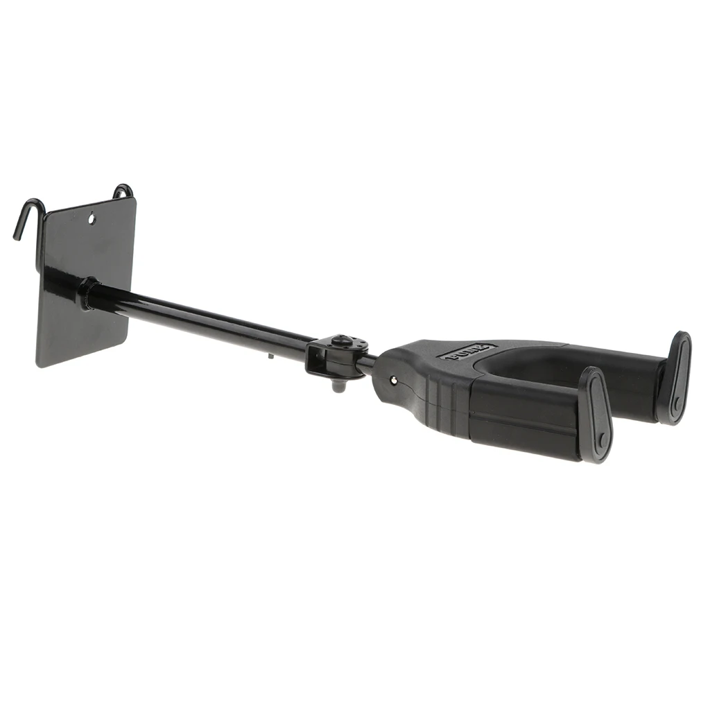 Black 32x9.5x8.5cm Гитарный настенный кронштейн держатель Вешалка Подставка подходит для гитары бас укулеле легко установить - Цвет: Black 32x9.5x8.5cm