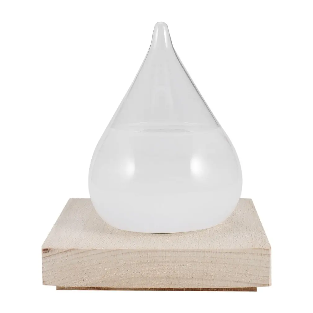 

Transparent Weather Forecast Bottle Storm Glass Crystal Water Drop Bottle Barometer Ornaments Drop Shipping