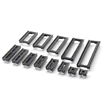 

20PCS Sockets DIP6 DIP8 DIP14 DIP16 DIP18 DIP20 DIP28 DIP32 DIP40 pins Connector DIP Socket 6 8 14 16 18 20 24 28 32 40 pin