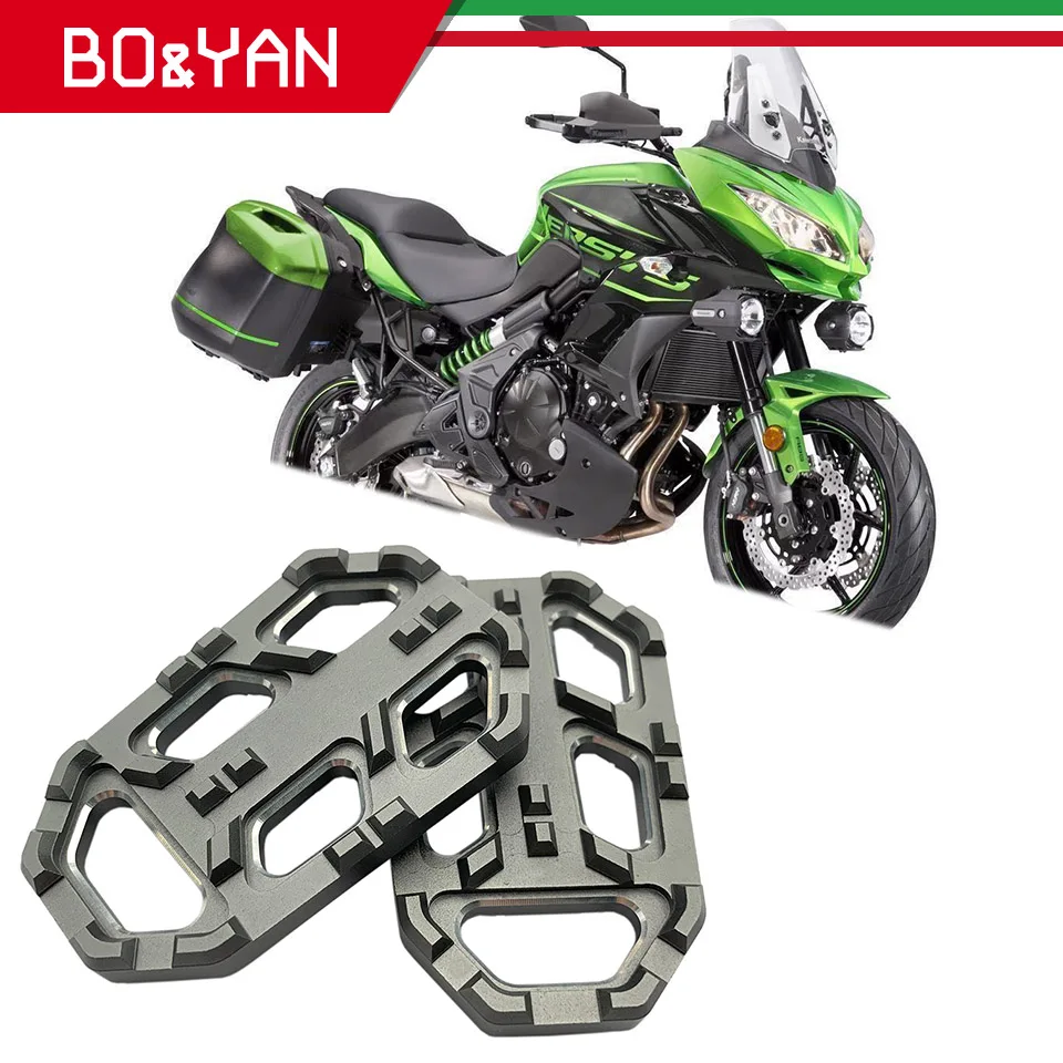 Для KAWASAKI Versys 650 1000 X300 2017 2018 2019 мотоциклетные передние подножки зубчатые