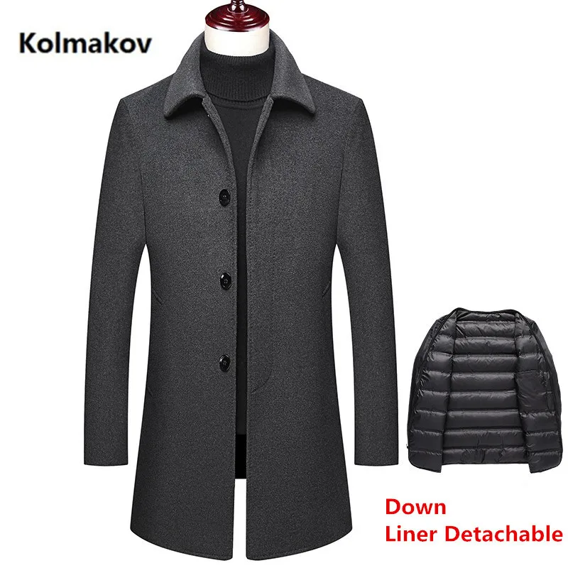 2020 winter thicked coat men,Down Liner Detachable wool trench coat men,men's 80% white duck down jackets ,plus-size M-4XL 2020 winter thicked coat men,Down Liner Detachable wool trench coat men,men's 80% white duck down jackets ,plus-size M-4XL
