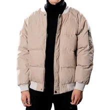 Мужская одежда с хлопковой подкладкой, Свободное пальто, зима, тренд, короткая куртка с хлопковой подкладкой, Мужская одежда, утолщенная, подходит ко всему, хлопок