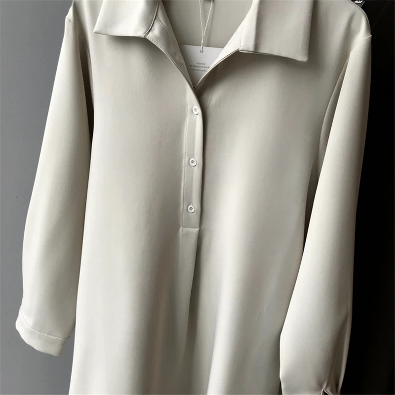 7 Women's Coat Chiffon Dress Maternity Spring Autumn Lapel Long  Shirt Skirt Women Waist Slimming Coat Pregnancy Clothes