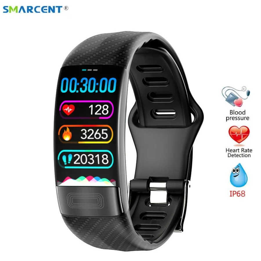 P11 ECG+ PPG смарт-браслет кровяного давления HR монитор умный Браслет фитнес-трекер часы шагомер для смартфона для IOS Android