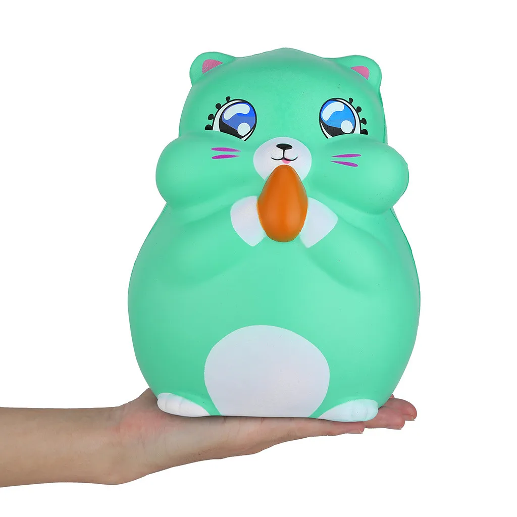 Мягкая игрушка Kawaii мультфильм белка медленно поднимающийся крем Ароматизированная игрушка для снятия стресса поднимающиеся антистрессовые игрушки Рождественский подарок