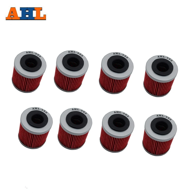 

8PC AHL Motorcycle Oil Filter For APRILIA RXV450 RXV550 ENDURO 449 RS4 125 124 SXV450 SXV550 For Derbi 125