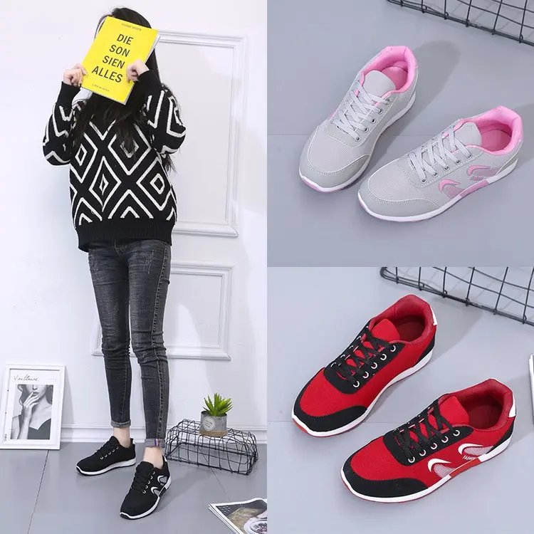 

Spring And Summer Autumn Mesh Casual Sports Shoes Lace-up Soft-Sole Shoes Unisex Women's Fashion WOMEN'S Shoes