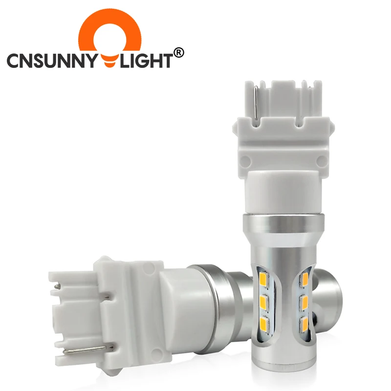 CNSUNNYLIGHT T25 3156 PY27W PY27/7W светодиодсветодиодный автомобильная лампа заднего хода стоп