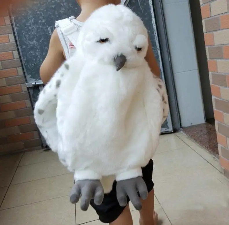 Wizarding World of Harry  14" Plush Hedwig Owl PLUSH BAG BACKPACK