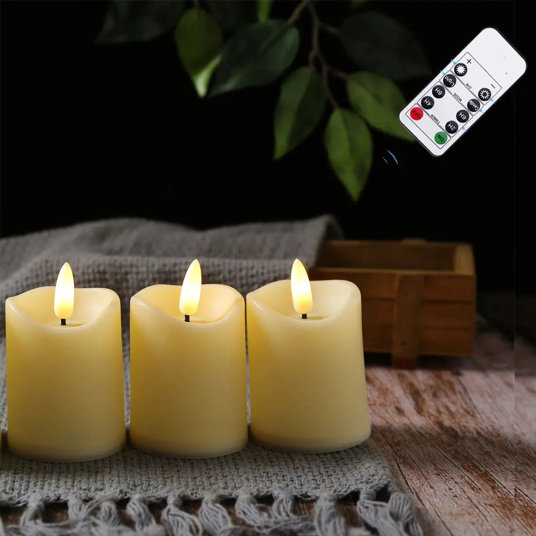 Candele Votive a LED in plastica da 1 pezzo con telecomando, lume di candela  senza fiamma a batteria per la decorazione della chiesa di nozze -  AliExpress