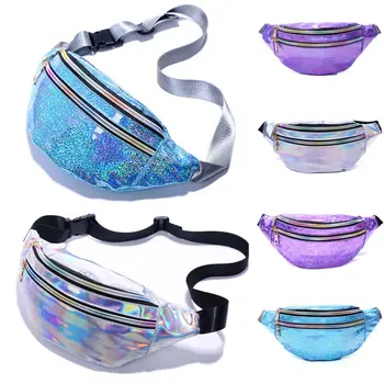 

New Fashion Women's Girl Travel Waist Holiday Money Belt Wallet Glitter Bum Bag Pouch Chest Bags Sport Waist Bags