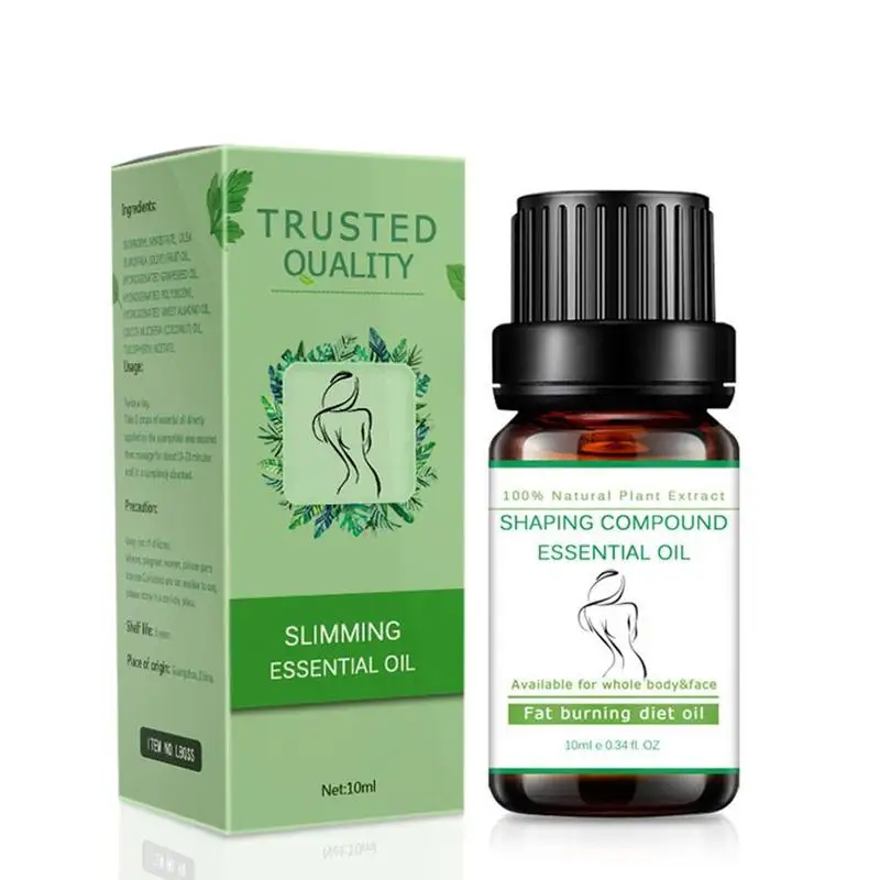 10ml Natural Herbal Extract Body Slimming Essential Oil Body Care Essential Oil Body Massage Health Burning Fat Slimming Product