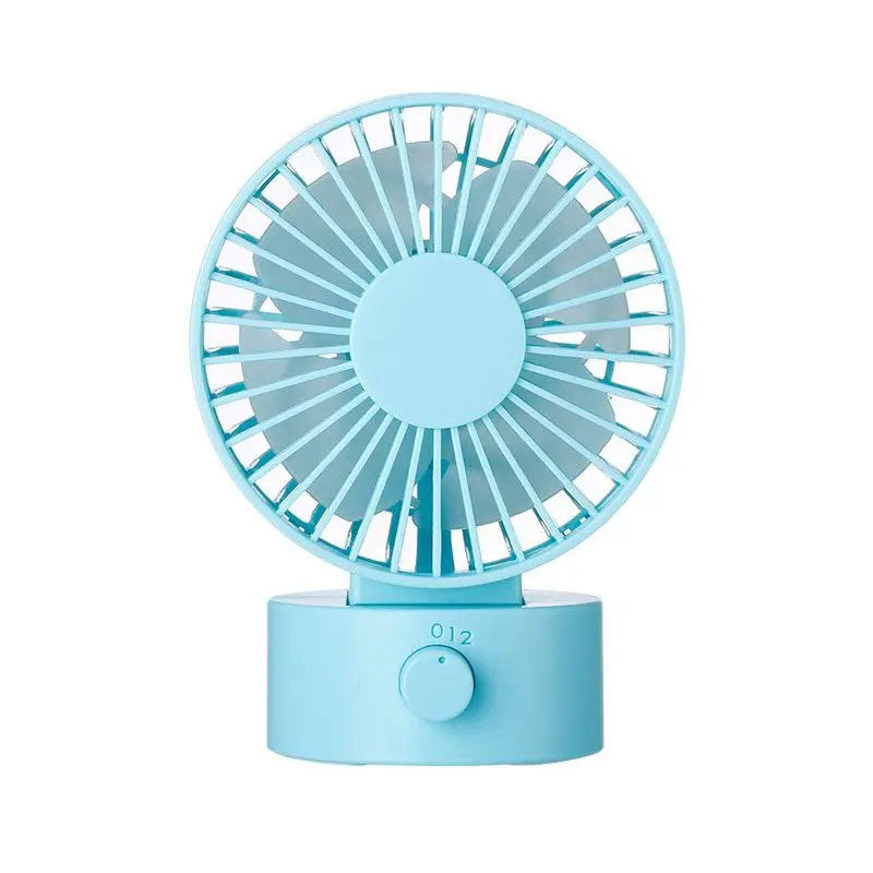 

Mini Fan 2 Speed Cooling Adjustable Dual Motors USB Desktop Fan For Office Home Baby Sleep Summer Portable Fans(Blue)