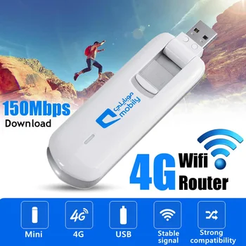 

3G/4G WiFi Router 4G dongle Mobile Portable Wireless LTE USB modem dongle SIM Card Slot pocket hotspot