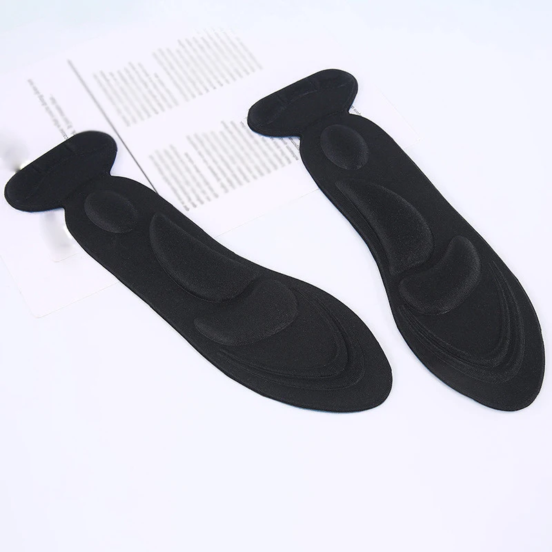 Удобные массажные стельки унисекс для обуви; Женские однотонные невидимые стельки на высоком каблуке