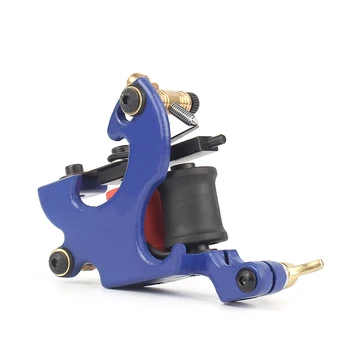 

Cuttlefish blue casting Alloy tattoo machine High Quality coil Tattoo Machine for liner Shader Body Art Gun Makeup Tool