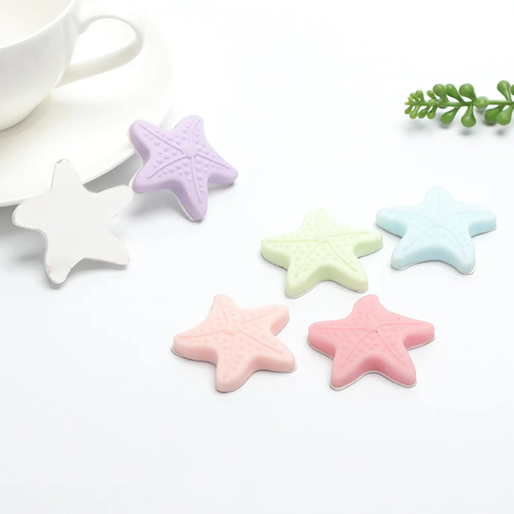

1Pcs Crash Pad Luminous Rubber Home Door Doorknob Back Wall Stickers Protector Savior Crash Pad starfish door rear Cushion A1
