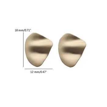 

10Pc GoldenOval Shape Earrings Base Connectors Earrings with Hole Earring Making