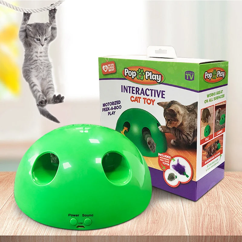 

The new popular electric semicircular cat toy cat supplies cat catch mouse cat toy funny automatic cat toy