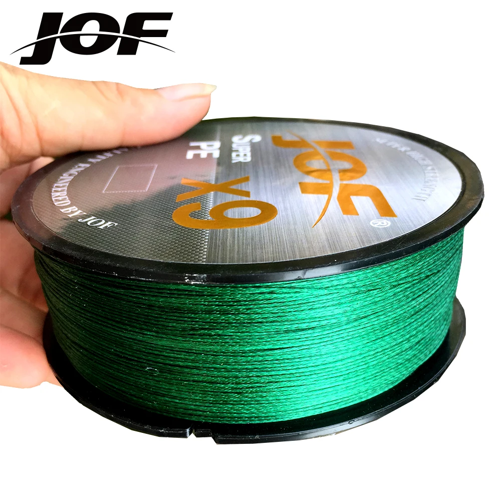 

JOF PE 9 Strands 300m Braided Fishing Line Strong Horse Fish Line Anti-Bite Powerful Pull Saltwater Fishing Line Pesca