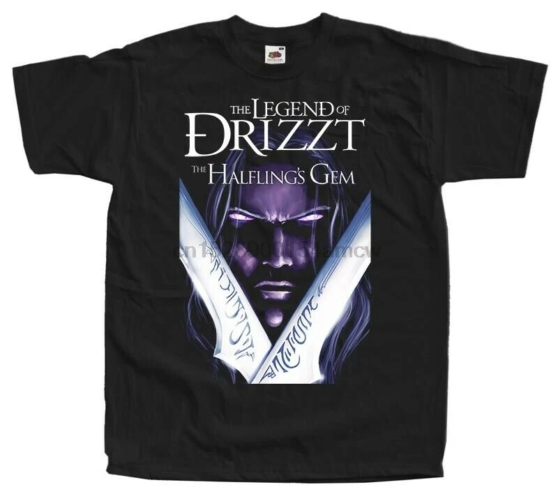 Новинка Футболка с принтом Drizzt Do'Urden The Halflings Gem футболка надписью salore Legend