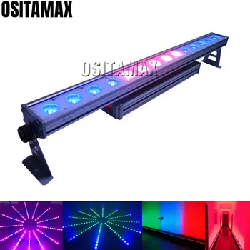 

14x12w LED Washer Light RGBWA 5IN1 IP65 Waterproof Wall Washer Outdoor Lamp Building Facade Decor Flood Lighting Wall Washer Bar