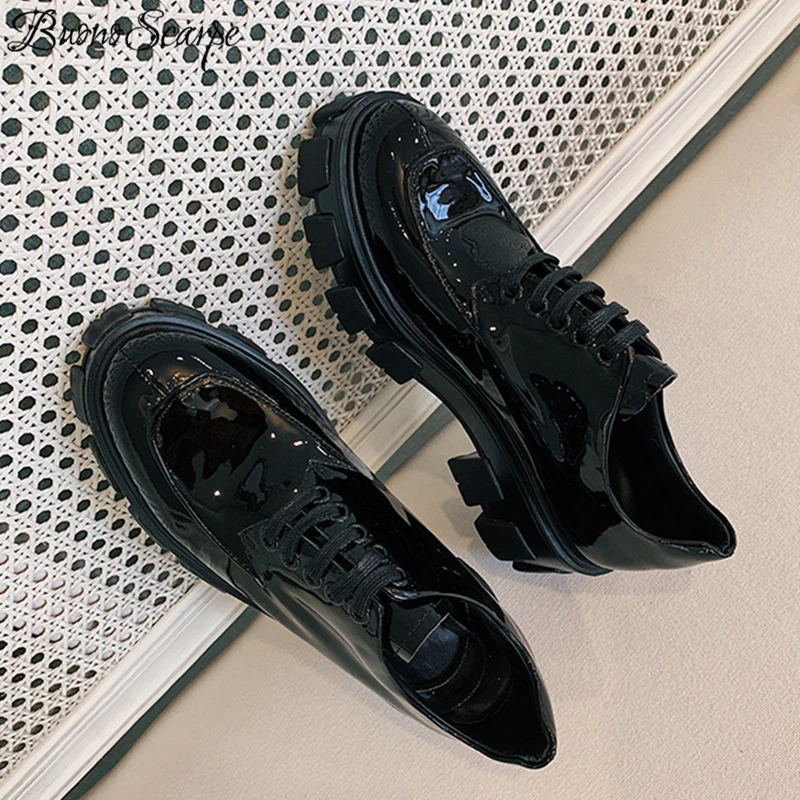 Женские модельные туфли Buono Scarpe Брендовые повседневные оксфорды из натуральной