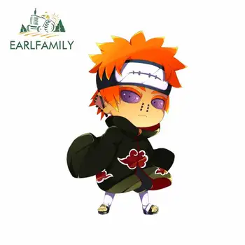 

EARLFAMILY 13cm x 8.7cm for Naruto Pain Vinyl Statue Motorcycle Car Stickers Car Accessories Laptop Decals Windshield Waterproof