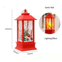 

Promotional Hot Seller Factory Direct LED Lighted Red and Bronze Snow Globe Lantern Craved And Craftsmanship