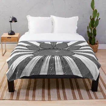 

Soft Blanket for Bed Sherpa Flannel Fleece Blanket Home Travel Sofa Soft Throw Blanket Distressed Dog Paw Print Manga Style