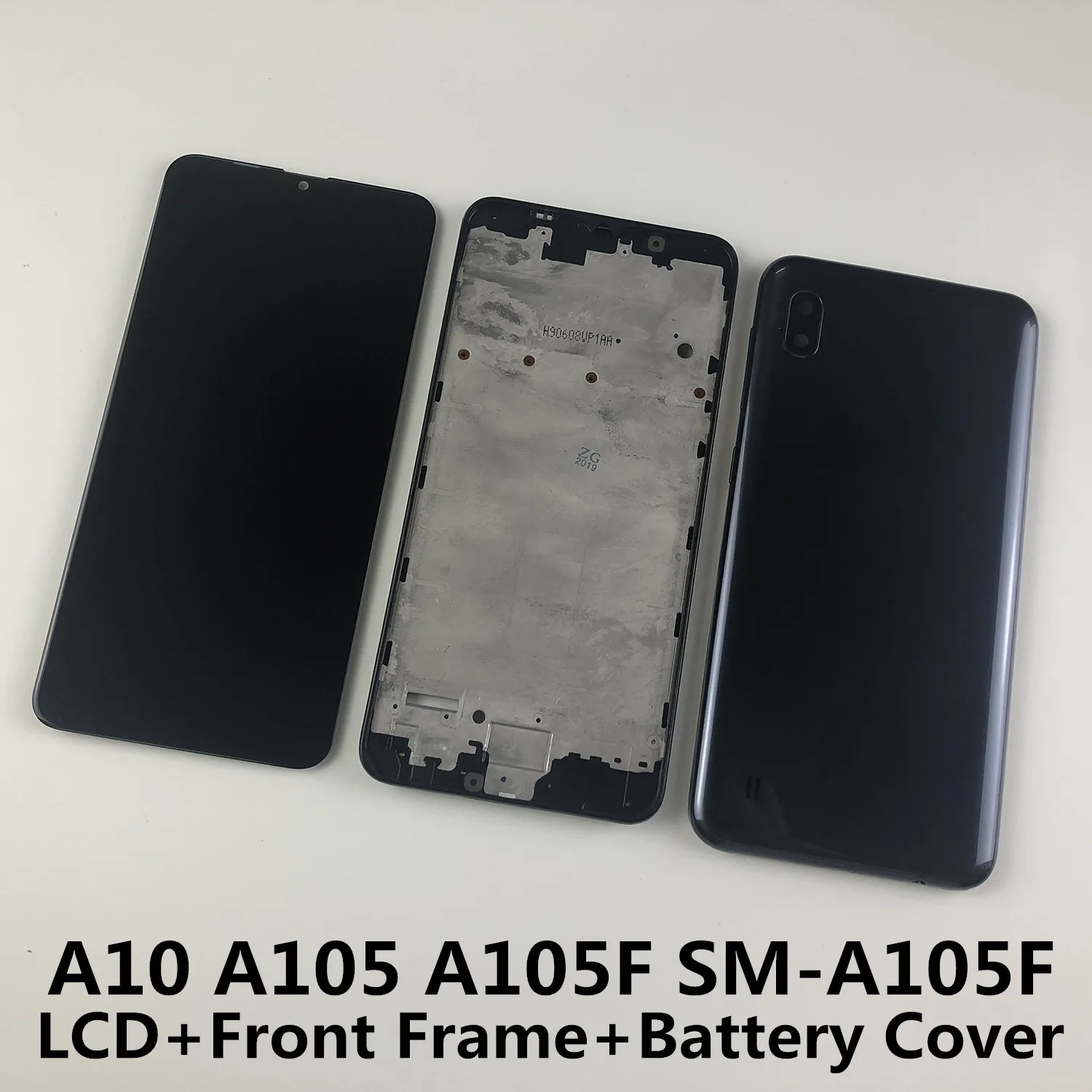 Для SAMSUNG Galaxy A10 A105 A105F телефон ЖК дисплей сенсорный экран дигитайзер + Корпус