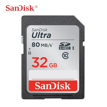 

SanDisk SD Card 16GB 32GB SDHC 64GB 128GB 256GB SDXC Class 10 U3 Memory Card 80M-170M/s Flash Card For Digital Camera